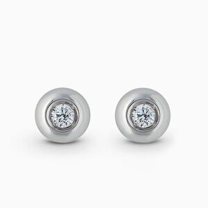 .20 cts Lab Diamond Sterling Silver Stud Earrings